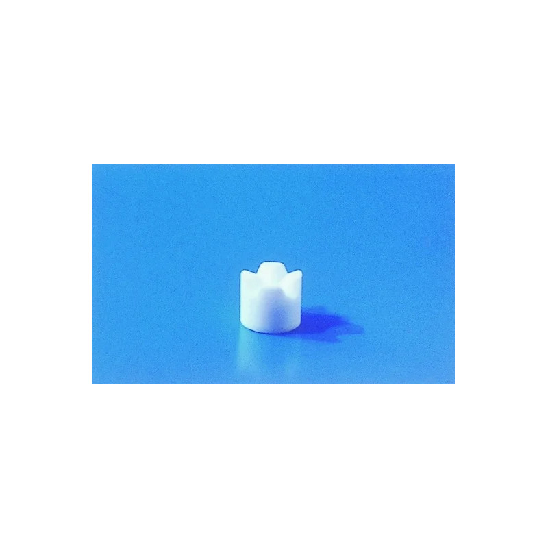 BARREAU AIMANTE FORME CROIX EN CREUX REVETU PTFE DIAMETRE 9 mm X LONGUEUR 6 mm