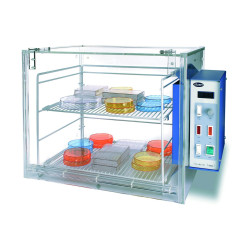 INCUBATEUR TRANSPARENT EN PLEXIGLAS 60°C A CONTROLEUR ANALOGIQUE STUART SI60