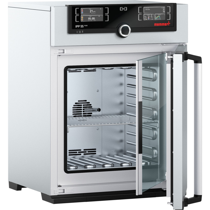 INCUBATEUR REFRIGERE A EFFET PELTIER MEMMERT TWINDISPLAY AVEC ECRAN TACTILE, 53 LITRES, MODELE IPP55PLUS