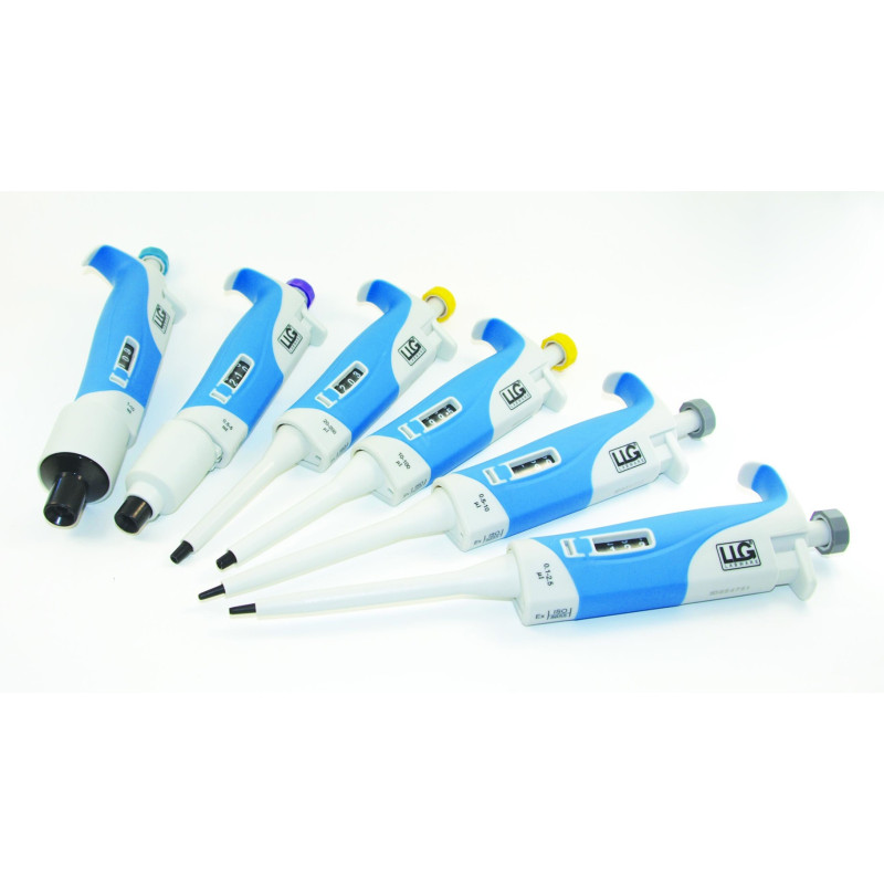 MICROPIPETTE MONOCANAL LLG VOLUME VARIABLE 1000 - 10 000 MICROLITRES (SANS EJECTEUR DE POINTE)