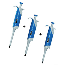 SET DE 3 MICROPIPETTES LLG VOLUME VARIABLE AVEC POINTES
