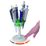 PORTOIR POUR 6 MICROPIPETTES TWISTER UNIVERSAL BLANC DIAMANT
