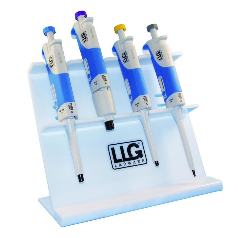 PORTOIR LLG LABWARE POUR 4 MICROPIPETTES TOUTE MARQUE