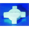 BARREAU AIMANTE FORME ROUE CRANTEE REVETU PTFE , DIAMETRE 37 mm X LONGUEUR 62 mm