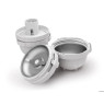 BOL DE BROYAGE 40 ML EN ACIER INOX AVEC 25 JOINTS, 5 COUTEAUX ET 5 RACCORDS POUR TUBE MILL CONTROL