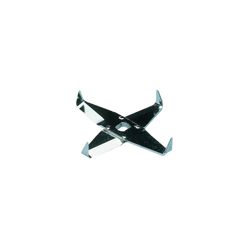 COUTEAU FORME CROIX EN INOX M23 POUR BROYEUR UNIVERSEL M20 IKA
