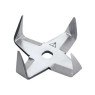 COUTEAU EN ACIER INOX FORME CROIX POUR A 10 BASIC