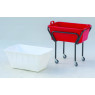 CHARIOT DE LABORATOIRE POUR BAC EN POLYETYLENE (A COMMANDER SEPAREMENT)