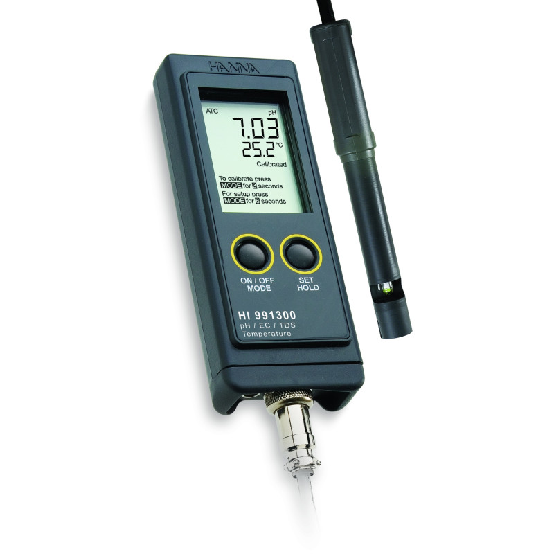 MULTIPARAMETRE PORTABLE PH/COND/TDS/Tø COMPLET EN MALLETTE HANNA HI991301
