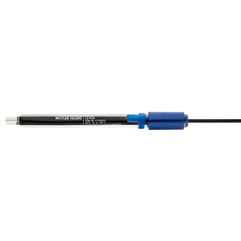 ELECTRODE METTLER LE 409 EN VERRE AVEC ELECTROLYTE LIQUIDE METTLER