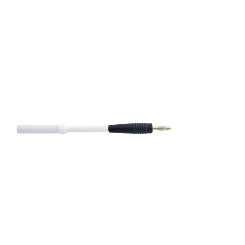CABLE 4 MM BANANE POUR ELECTRODE DE REFERENCE LONG 1,2 M