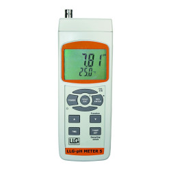 PH METRE DE TERRAIN PH 5 EN MALETTE COMPRENNANT ELECTRODE AVEC SONDE DE T° INTEGRE, TAMPONS 4 ET 7 ET CARTE SD 4 Go
