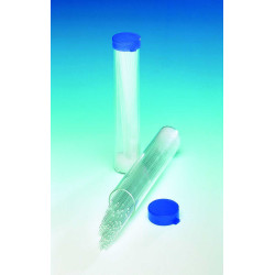 TUBE CAPILLAIRE POUR POINT DE FUSION, 2 COTES OUVERTS, LONGUEUR 75 mm DIA.EXT. 1,35 mm PAR 100