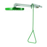 DOUCHE DE SECURITE HORIZONTALE EN ABS VERTE