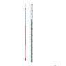 THERMOMETRE A USAGE GENERAL SANS MERCURE REMPLISSAGE LIQUIDE ROUGE -10 / +100øC GRADUATIONS 1øC LONGUEUR 260 mm