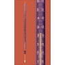 THERMOMETRE AVEC RODAGE 14/23 -10 / +150 øC GRADUATION 1øC LONGUEUR DE TIGE 75 mm