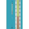 THERMOMETRE INDUSTRIEL A LIQUIDE ROUGE A IMMERSION PARTIELLE 0/+100øC LONGUEUR 165 mm