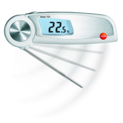 THERMOMETRE TESTO 104 REPLIAPLE ETANCHE IP65--50°C … +250°C