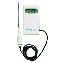 THERMOMETRE NUMERIQUE SONDE DE PENETRATION DEPORTEE -30 A 120°C CHECKTEMP 1 HANNA