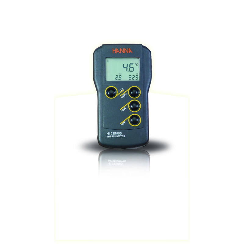 THERMOMETRE COMPACT ETANCHE HANNA HI 935005 A THERMOCOUPLE TYPE K, 1 CANAL
