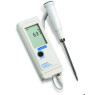 THERMOMETRE HANNA HI 93501 AVEC SONDE DE TEMPERATURE HI 762 PWL CABLE 1 M ET PILES