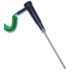 SONDE A THERMOCOUPLE TYPE K AIR ET GAZ EN ACIER INOX DIAMETRE 3 MM CABLE 1 M HANNA
