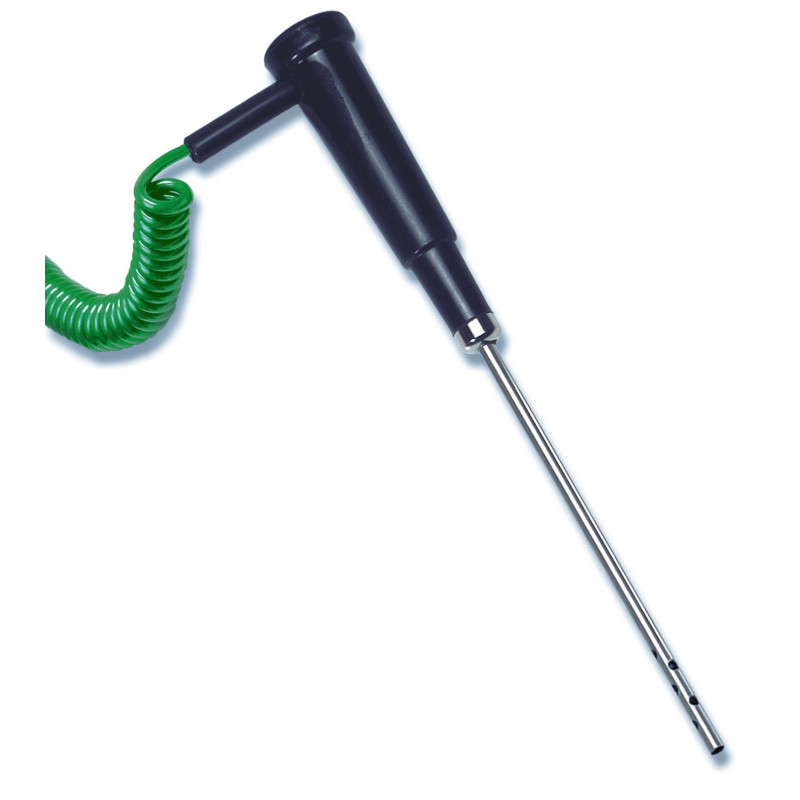 SONDE A THERMOCOUPLE TYPE K AIR ET GAZ EN ACIER INOX DIAMETRE 3 MM CABLE 1 M HANNA