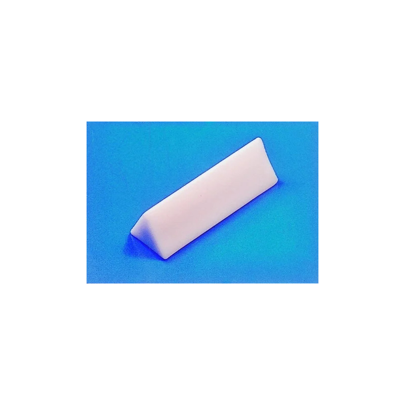 BARREAU AIMANTE FORME TRIANGULAIRE REVETU PTFE, LONGUEUR 55 mm X SECTION 14 mm
