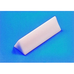 BARREAU AIMANTE FORME TRIANGULAIRE REVETU PTFE, LONGUEUR 80 mm X SECTION 14 mm