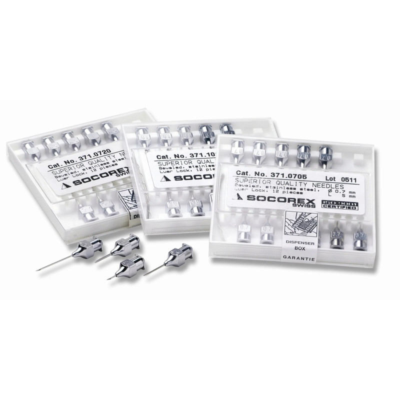 AIGUILLE EN INOX 13 x 0,9 mm GAUGE 20 PAR 12