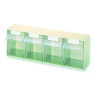 BOITE DE STOCKAGE MULTISTORE EN PLASTIQUE, AVEC COMPARTIMENTS