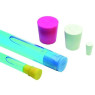 BOUCHON CONIQUE EN SILICONE COLORE
