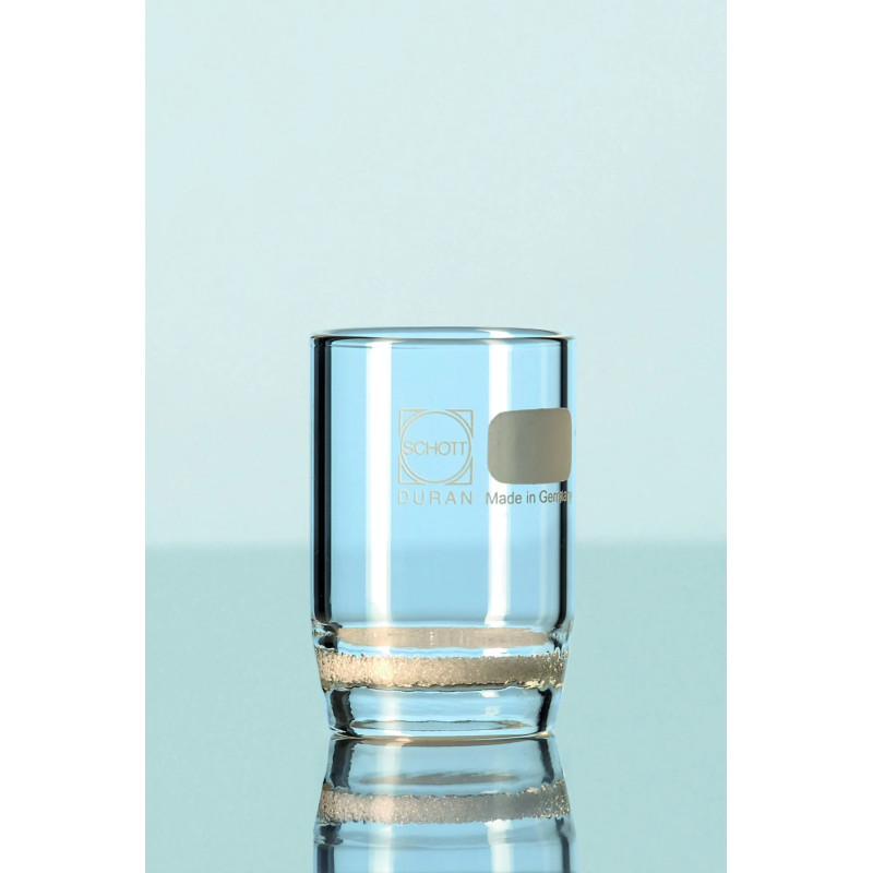 CREUSET FILTRANT EN VERRE DURAN 15 ml DIAM 23 mm POROSITE 2, VENDU PAR 10, PRIX A LA PIECE