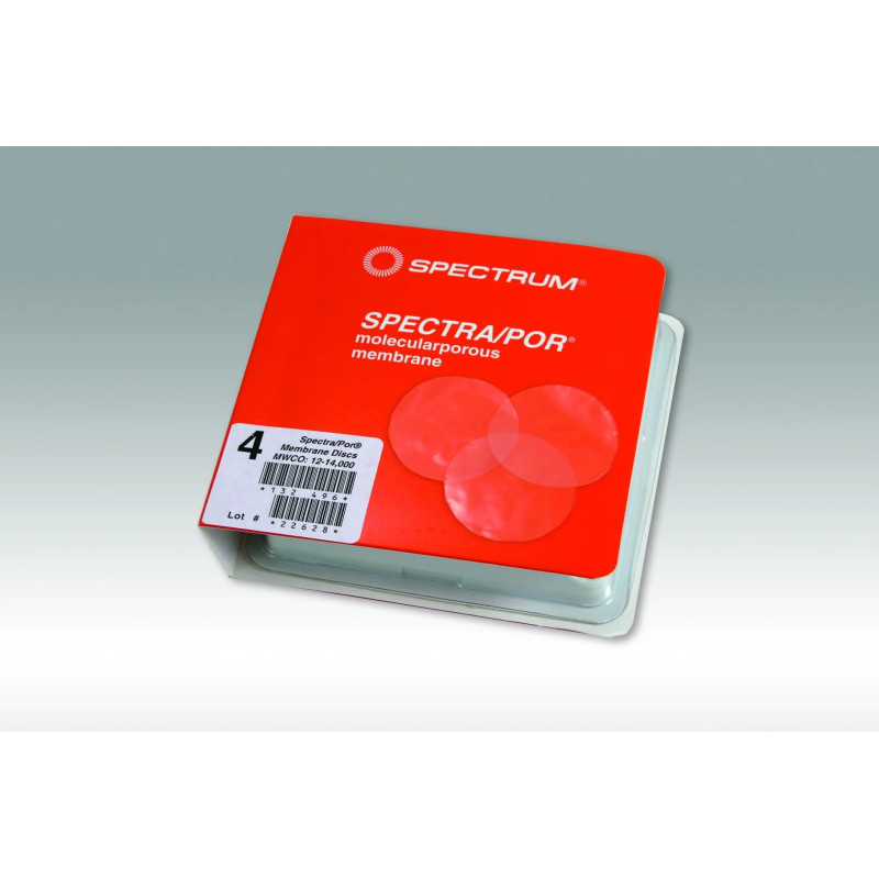 MEMBRANE DE DIALYSE SPECTRA/POR 1 MWCO 6 - 8 kD, EN DISQUE DIAMETRE 33 mm PAR 50