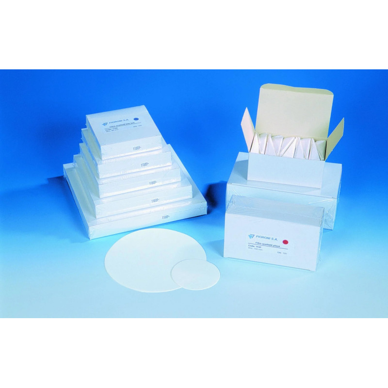 PAPIER FILTRE QUALITATIF PLAT GRADE 115 DIAMETRE 240 mm PAR 100