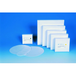 PAPIER FILTRE QUANTITATIF SANS CENDRE PLAT GRADE 15 DIAMETRE 210 mm PAR 100