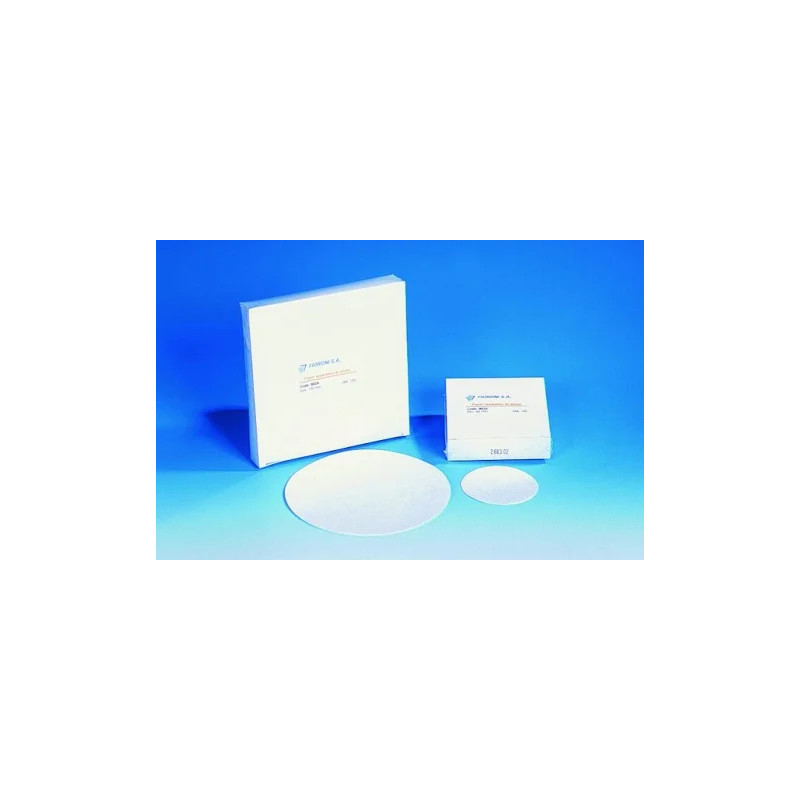 PAPIER FILTRE SEPARATEUR DE PHASE DIAMETRE 125 mm PAR 100