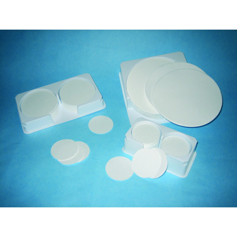MEMBRANE FILTRANTE EN MICROFIBRES DE QUARTZ DIAMETRE 55 mm PAR 50