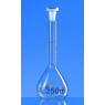 FIOLE JAUGEE EN VERRE BLAUBRAND® A COL RODE, CLASSE A, AVEC BOUCHON EN POLYPROPYLENE, RODAGE 10/19, CAPACITE 5 ml