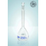 FIOLE JAUGEE EN VERRE DURAN HIRSCHMANN A COL RODE 7/16 CLASSE A BOUCHON VERRE 5 ml
