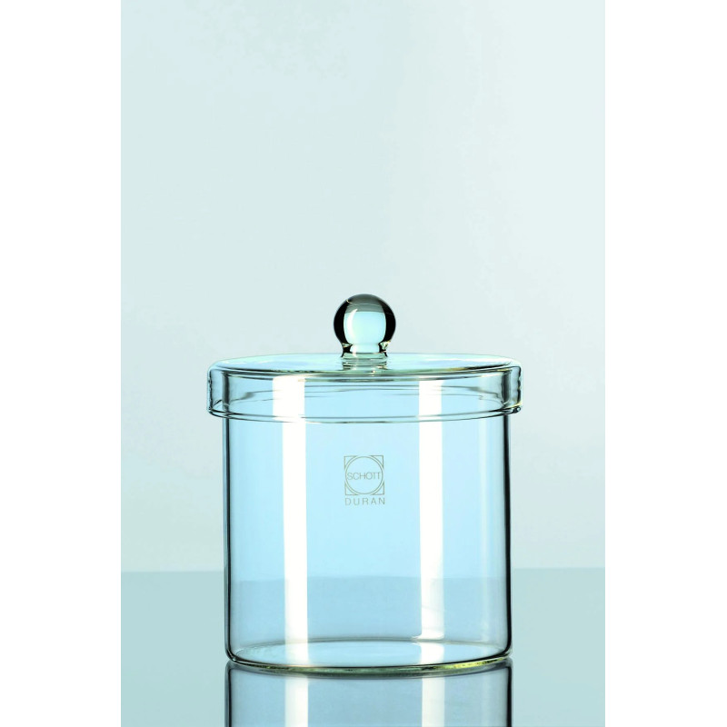 BOCAL EN VERRE DURAN AVEC COUVERCLE COIFFANT 80 x 80 mm, 250 ml