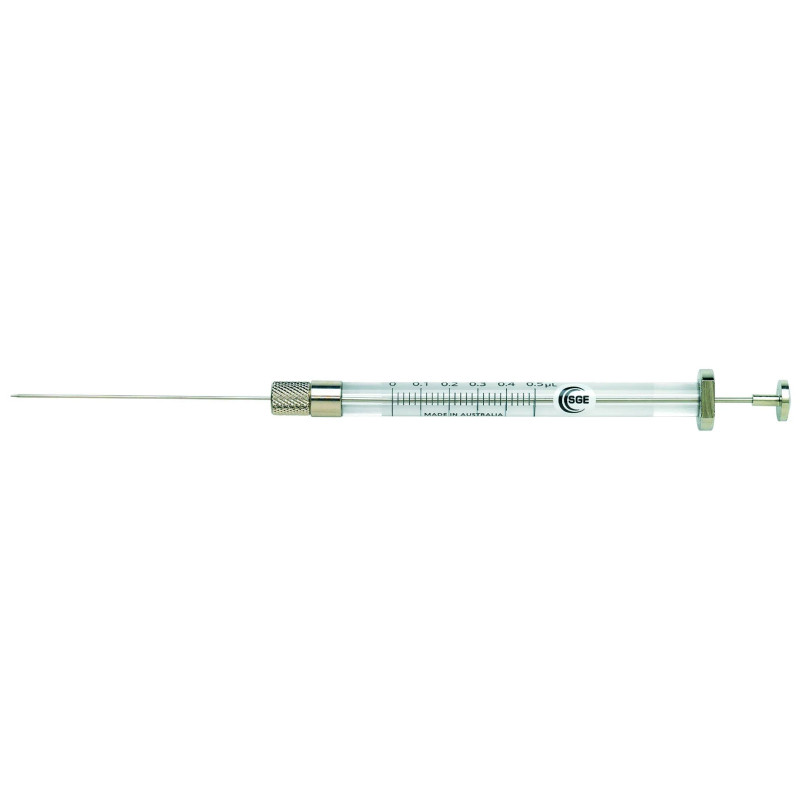 MICROSERINGUE SGE NANOVOLUME 0.5BR-7 VOLUME 0,5 MICROLITRES AIGUILLE AMOVIBLE POINTE CONIQUE