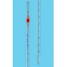 PIPETTE GRADUEE EN VERRE CLASSE AS BLAUBRAND, TYPE 1 ECOULEMENT PARTIEL ZERO EN HAUT, GRADUATIONS BLEUES, 10 ml / DIVISION 0,1 ml