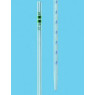 PIPETTE GRADUEE EN VERRE CLASSE A BLAUBRAND CLASSE A, GRADUATIONS BLEUES, 0,1 ml / DIVISION 0,001 ml