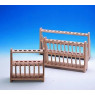 PORTOIR EN BOIS 2 X 9 EMPLACEMENTS POUR TUBE DE DIAMETRE 18 mm