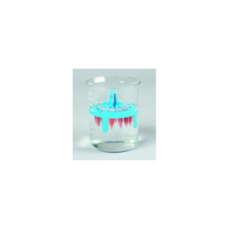 MINI RACK FLOTTANT PREPSAFE 12 X 1,5/2 ML COULEUR ROSE