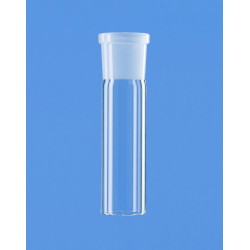 TUBE EN VERRE DURAN AVEC RODAGE FEMELLE 10/19 DIAMETRE EXT 13 MM LONGUEUR 115 MM