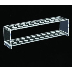 PORTOIR EN PLEXIGLAS POUR TUBES DIAMETRE 13 mm