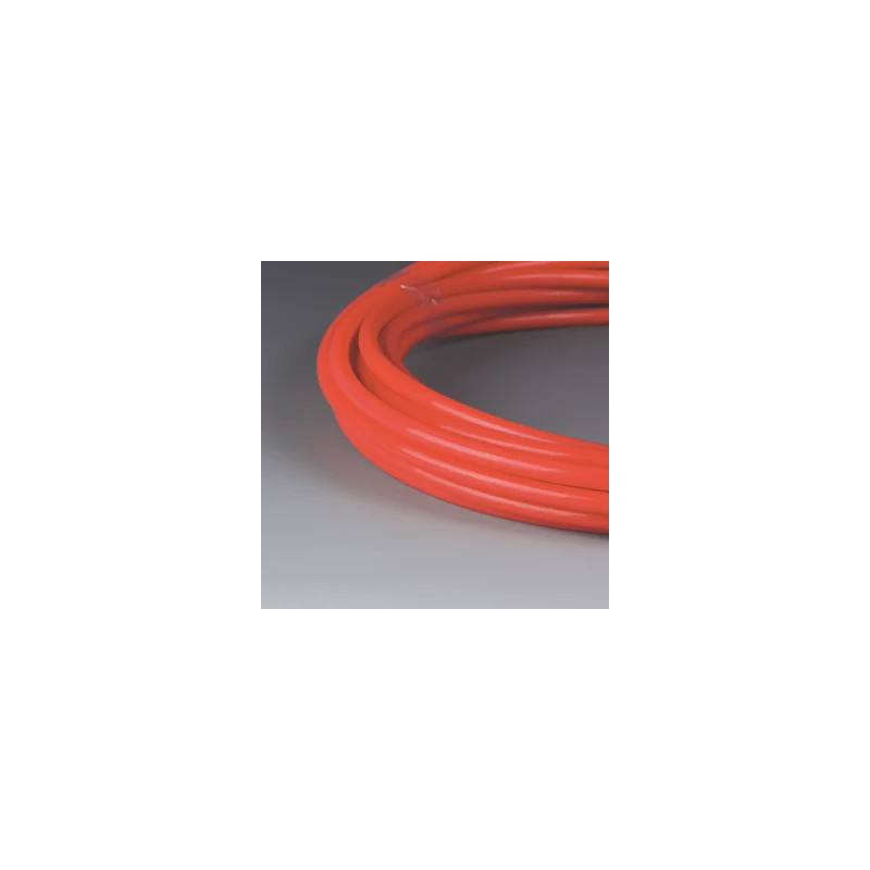 TUYAU EN PTFE COLORE ROUGE DIAMETRE 4 x 6 mm / EPAISSEUR 1 mm, PRIX AU METRE