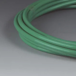 TUYAU EN PTFE COLORE VERT DIAMETRE 4 x 6 mm / EPAISSEUR 1 mm, PRIX AU METRE